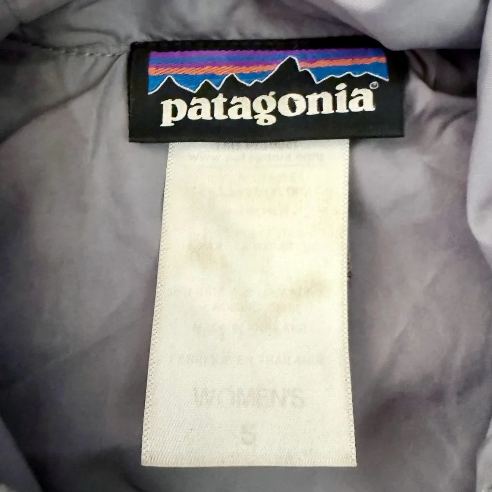 Patagonia Conejo Vest Women’s Small Gray Hooded High Pile Fleece - Picture 2 of 8